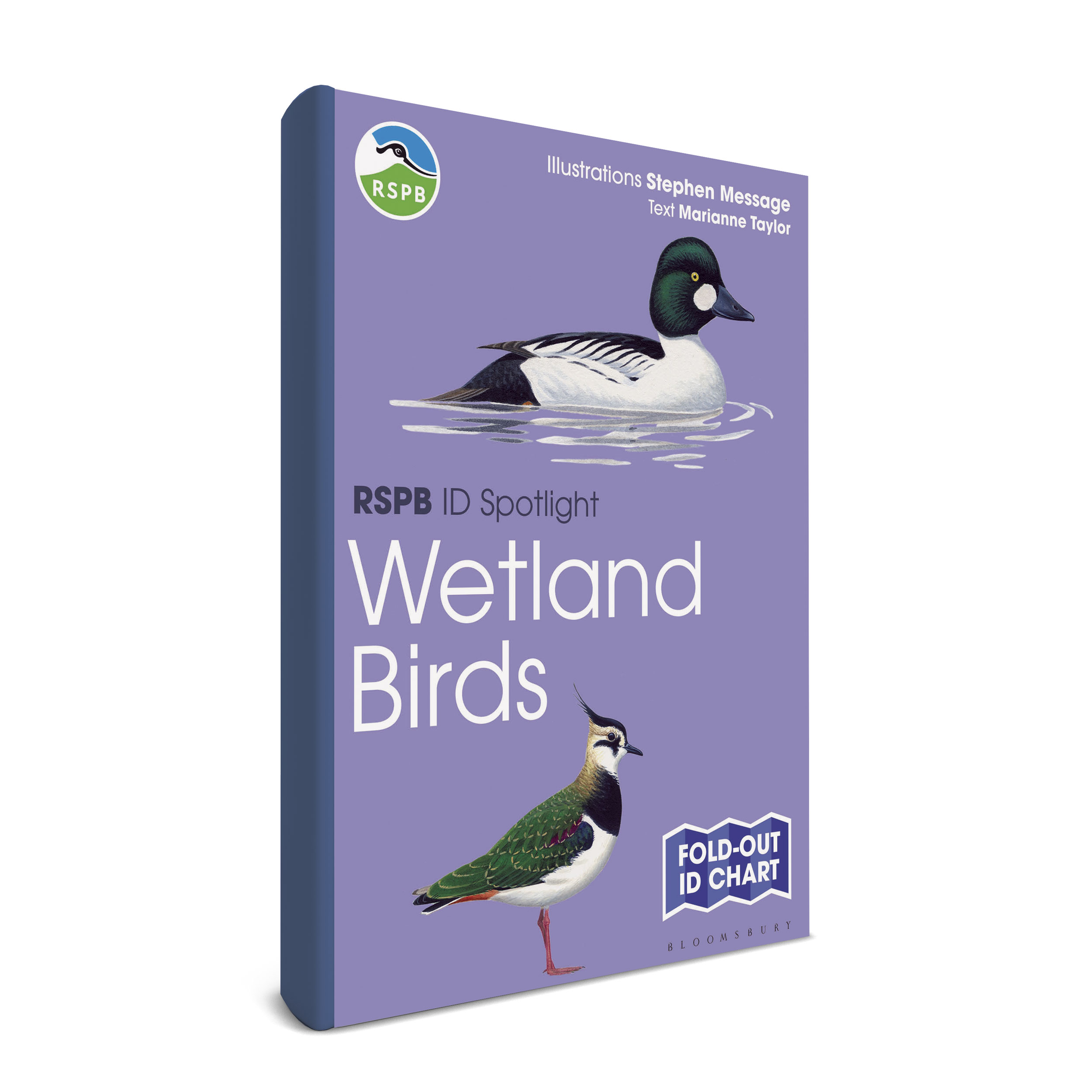 A photo of the RSPB ID: Wetland Birds book