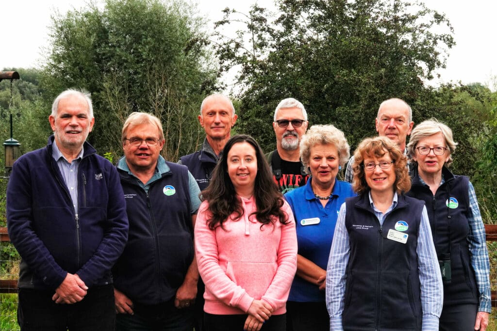 Group shot of the people in The Worcester & Malvern RSPB Local Group.