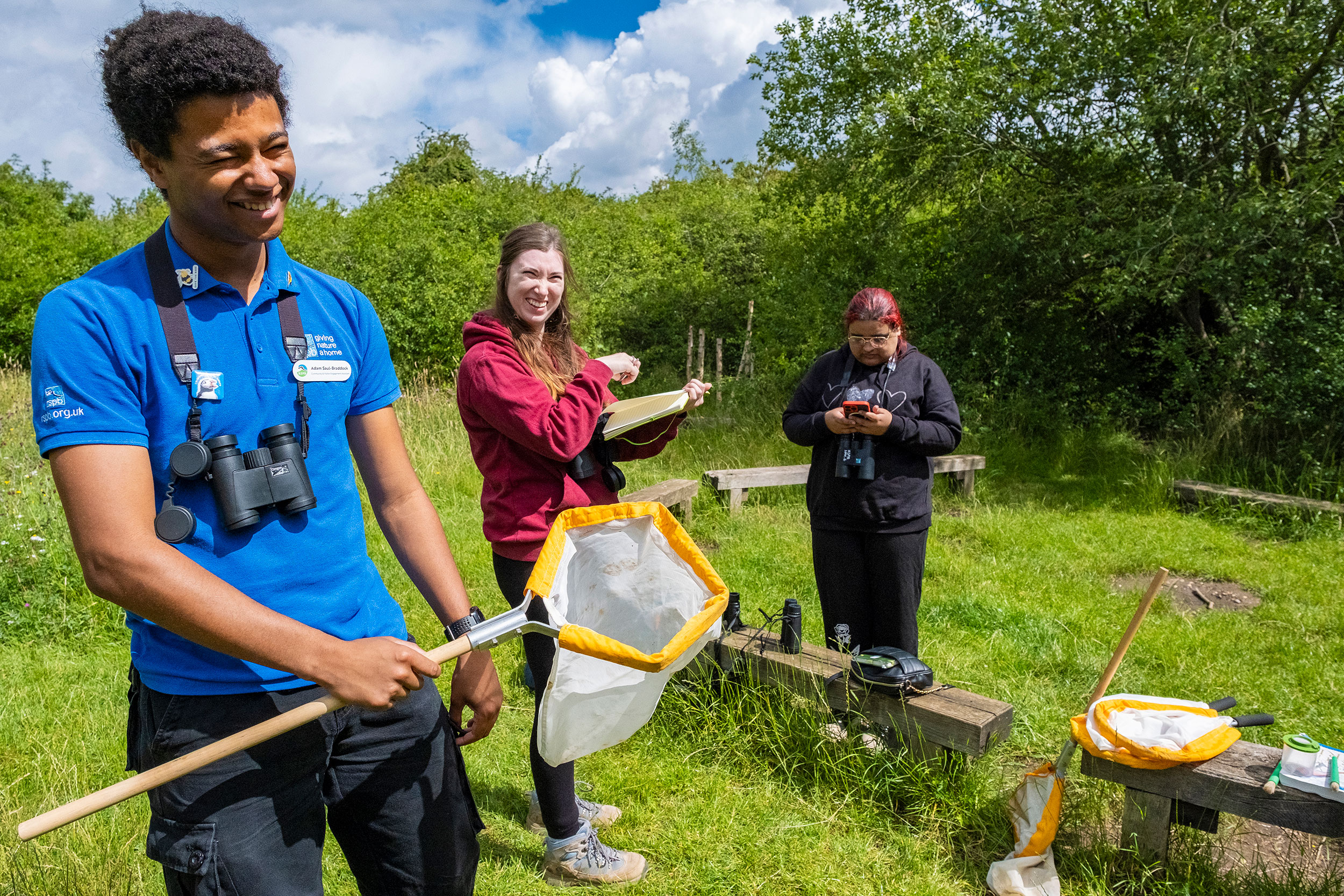 Adam, one of the New to Nature participants