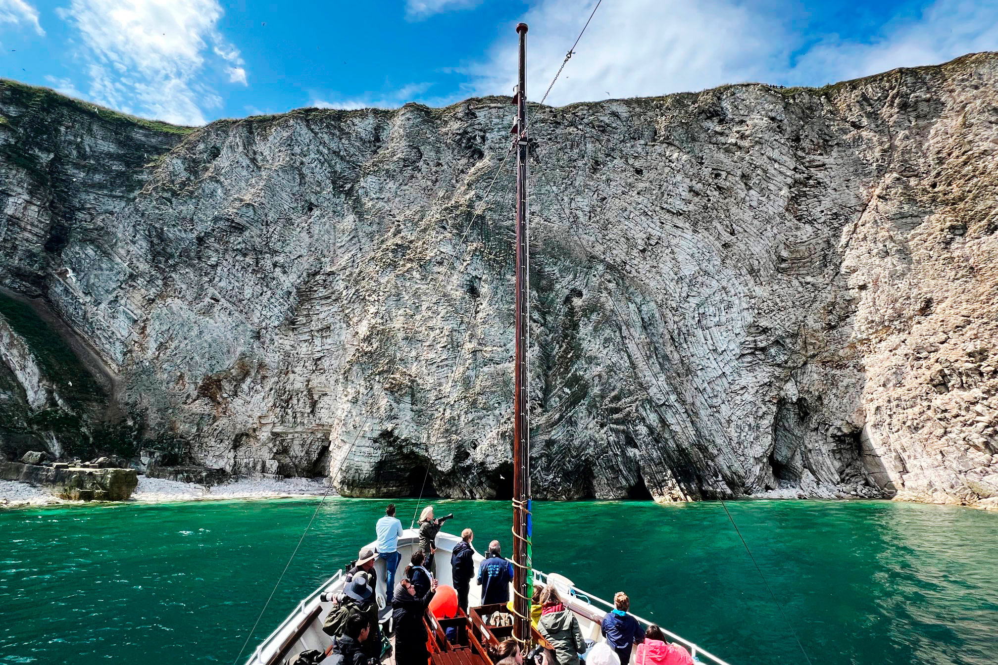 The Yorkshire Belle takes three-hour cruises around Bempton Cliffs