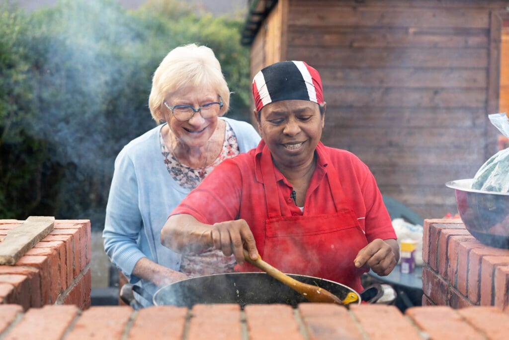 Events at Knockbreda include opportunities to cook and eat the harvest from the garden