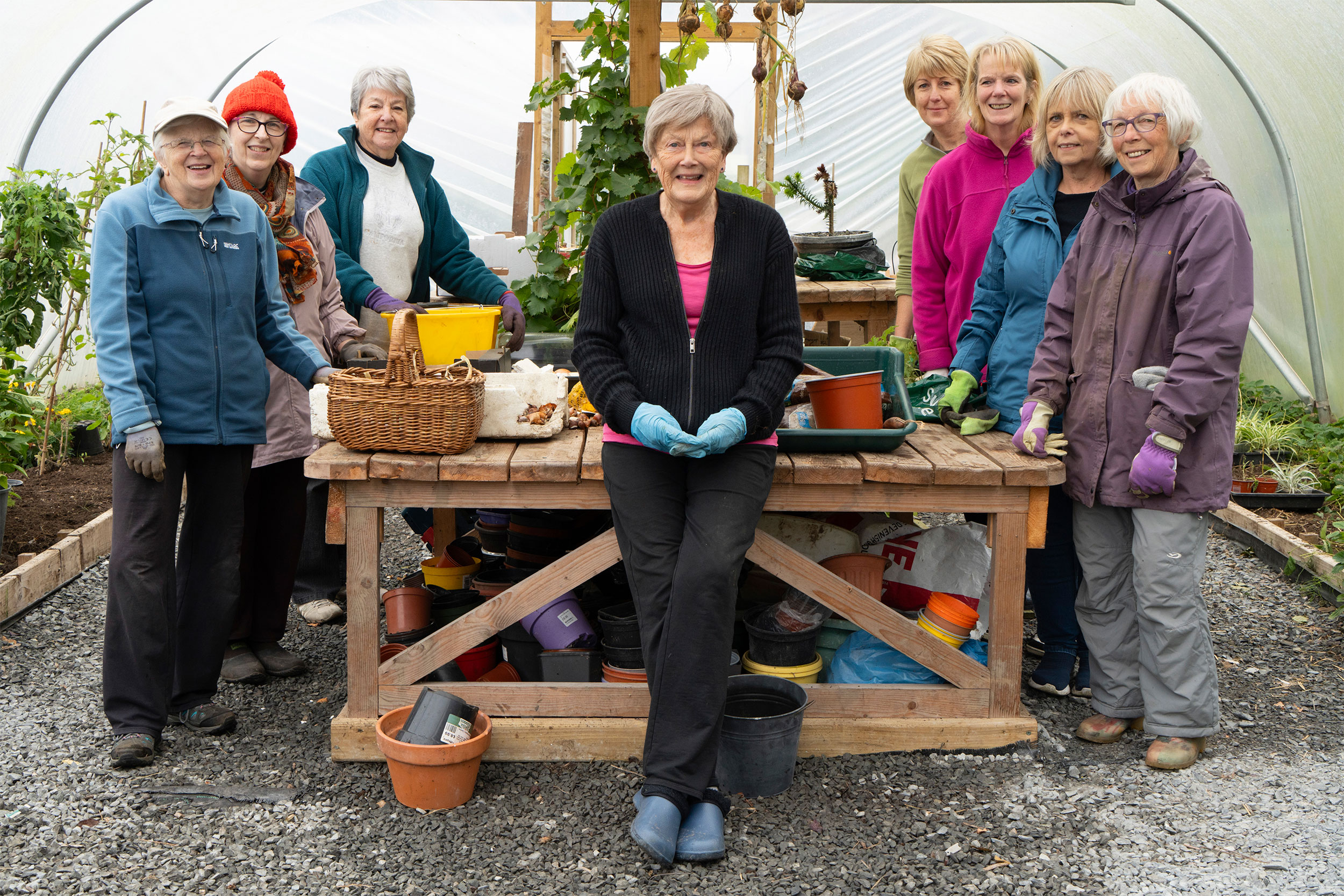 The committee at Knockbreda’s Community Wildlife Garden