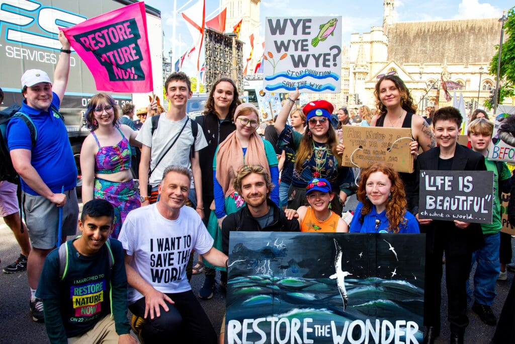 RSB Youth Council and Chris Packham at Restore Nature Now