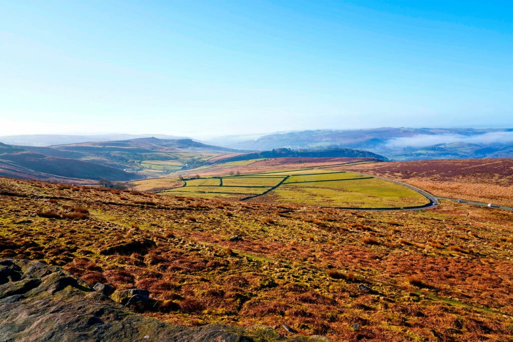 The Dark Peak moorlands, where some of the worst crimes against raptors have been reported