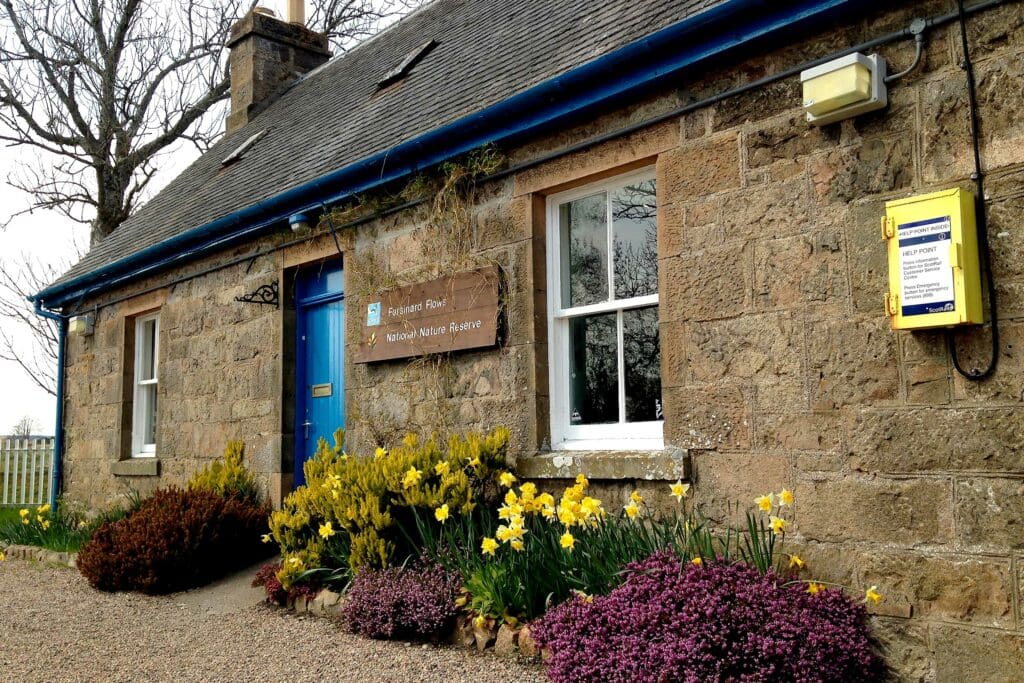 The RSPB Forsinard Flows Visitor Centre.