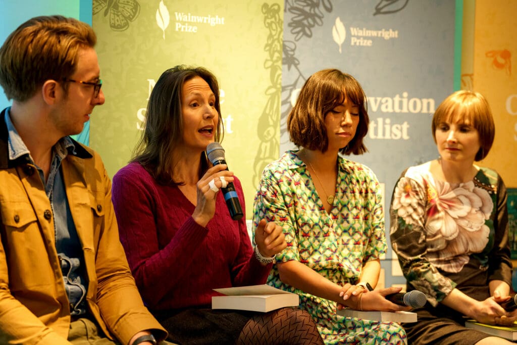 Helen speaks at the Wainwright Prize ceremony