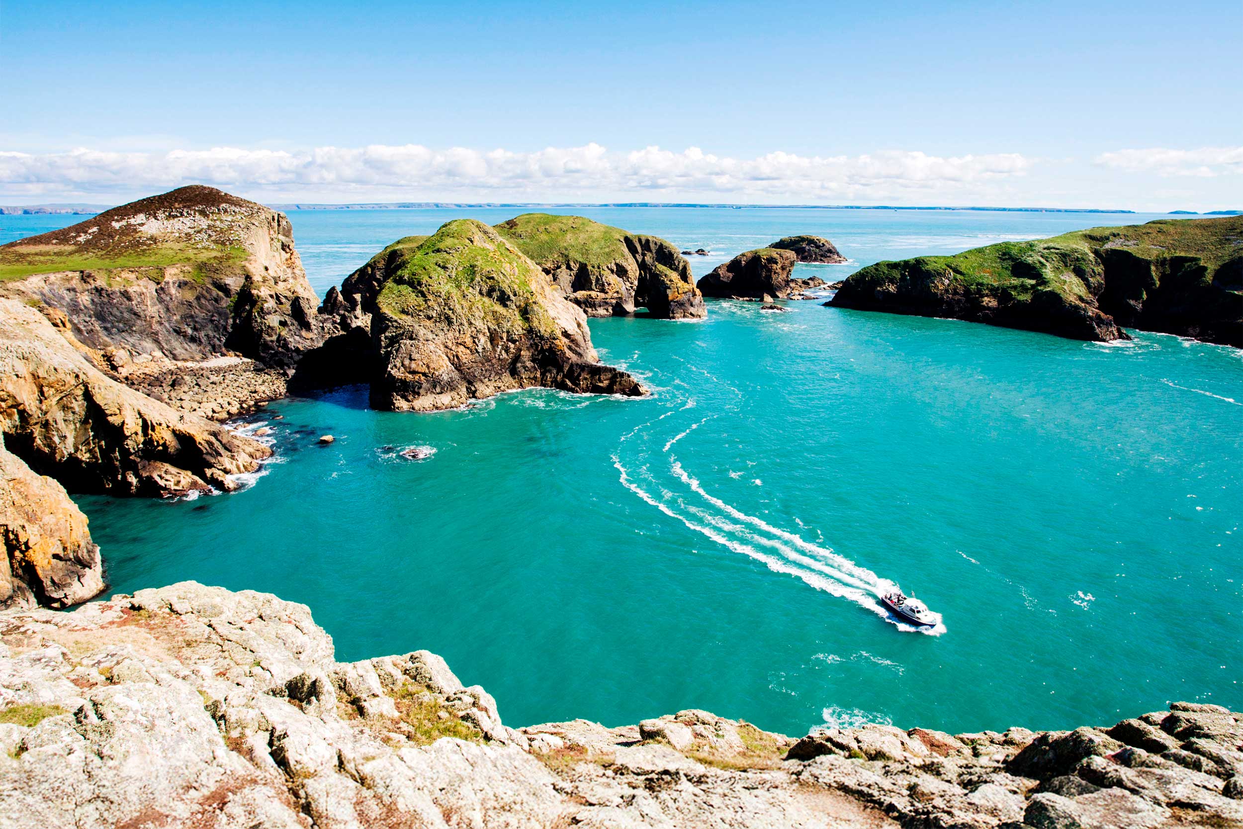 Ramsey Island in Pembrokeshire.