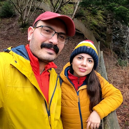 Masoud Kabiri and Zara Jalilian