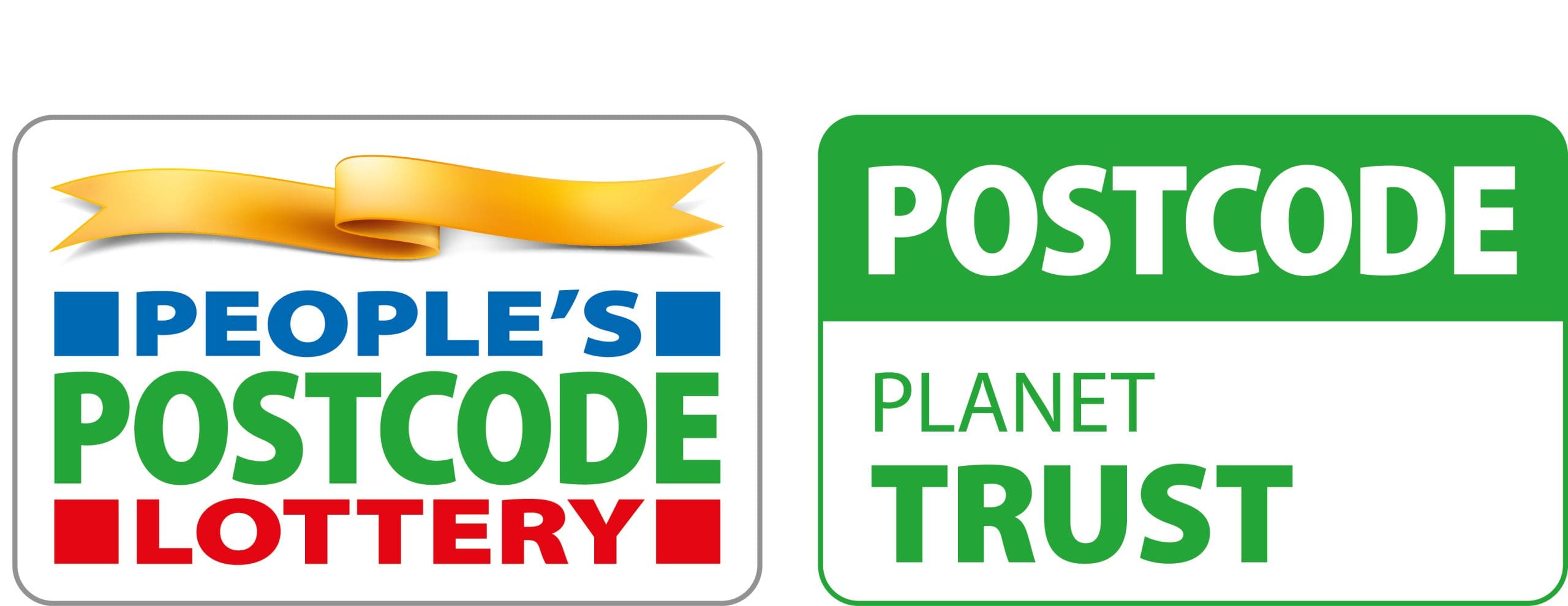 People's Postcode Lottery logo and Postcode Planet Trust logo