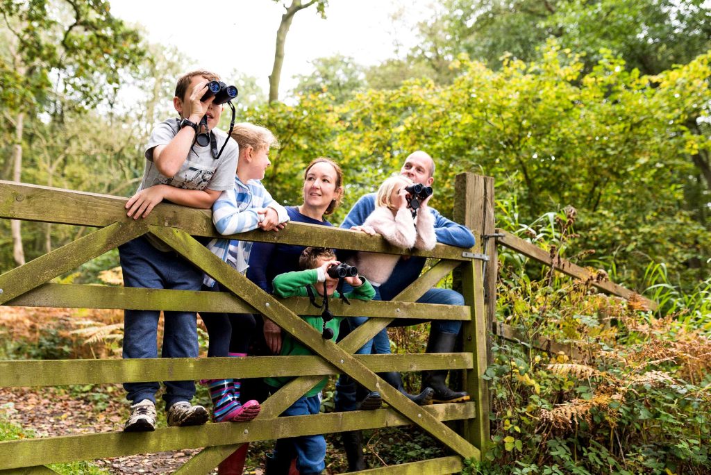 Family birdwatching_RSPB_1000439_Credit RSPB